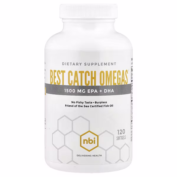 NBI, Best Catch Omegas®, 120 Softgels