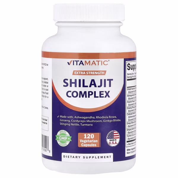 Vitamatic, Shilajit Complex, 120 Vegetarian Capsules