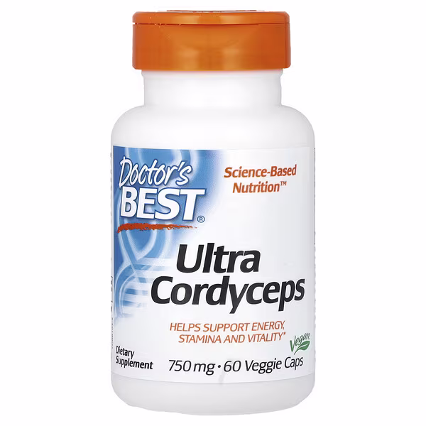 Doctor's Best, Ultra Cordyceps, 750 mg, 60 Veggie Caps