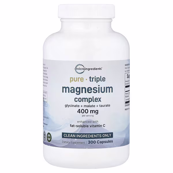 Micro Ingredients, Triple Magnesium Complex, 300 Capsules (133 mg per Capsule)