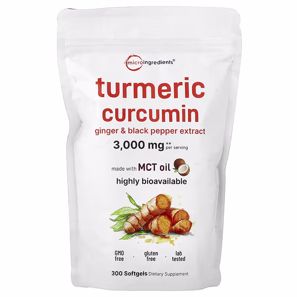 Micro Ingredients, Turmeric Curcumin, 300 Softgels