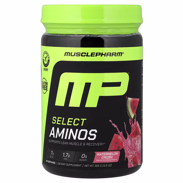 MusclePharm, Select Aminos, Watermelon Crush, 12.5 oz (355 g)