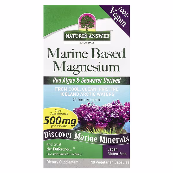 Nature's Answer, Marine Based Magnesium, 90 Vegetarian Capsules