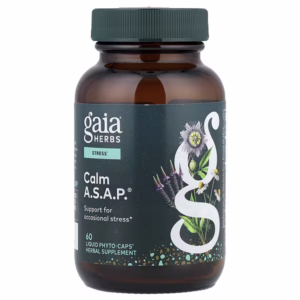 Gaia Herbs, Calm A.S.A.P.®, 60 Liquid Phyto-Caps®