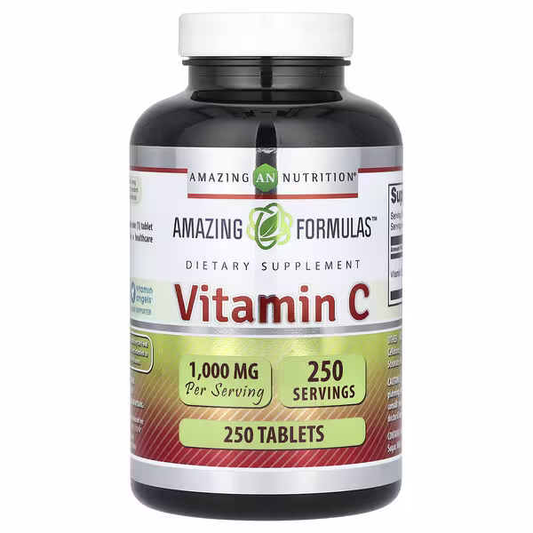 Amazing Nutrition, Vitamin C, 1,000 mg, 250 Tablets