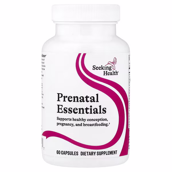 Seeking Health, Prenatal Essentials, 60 Capsules