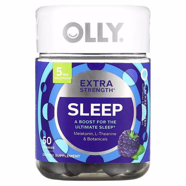 OLLY, Sleep, Blackberry Zen, 50 Gummies