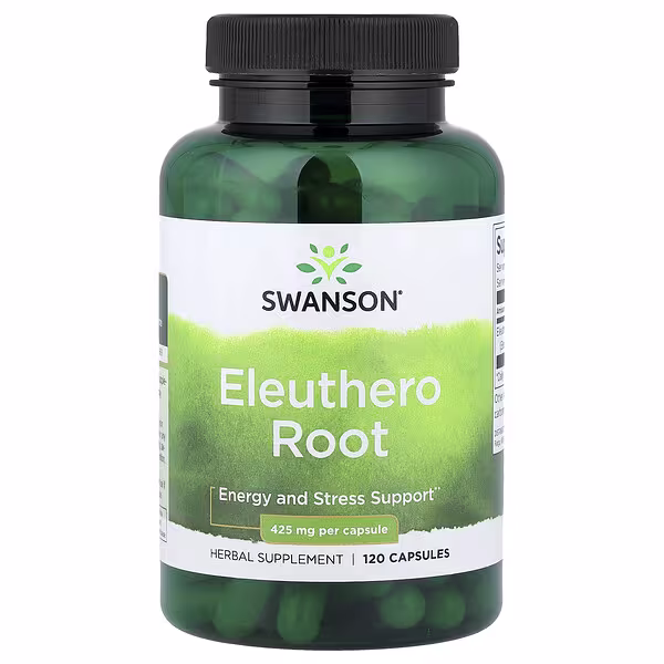 Swanson, Eleuthero Root, 120 Capsules (425 mg per Capsule)