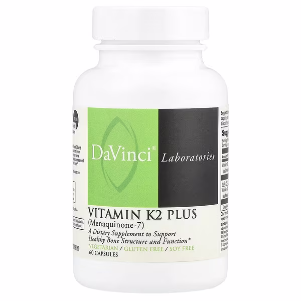 DaVinci Laboratories, Vitamin K2 Plus, 60 Capsules