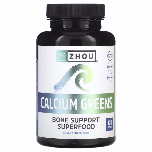 Zhou Nutrition, Calcium Greens, 120 Tablets