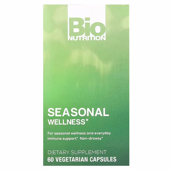 Bio Nutrition, Seasonal Wellness, 60 Vegetarian Capsules