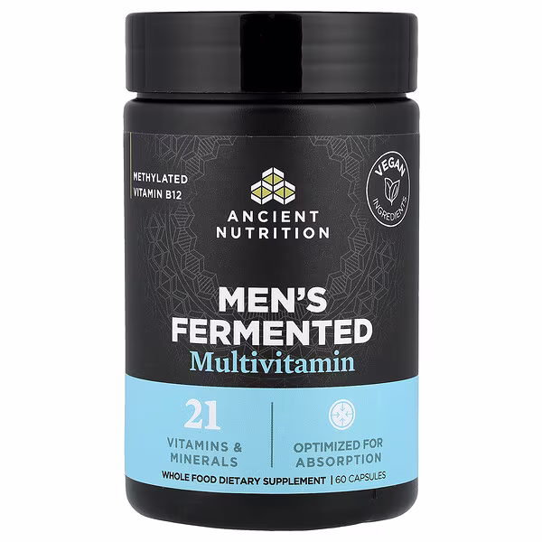 Ancient Nutrition, Men's Fermented Multivitamin, 60 Capsules