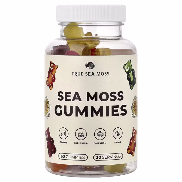 True Sea Moss, Sea Moss Gummies, 60 Gummies