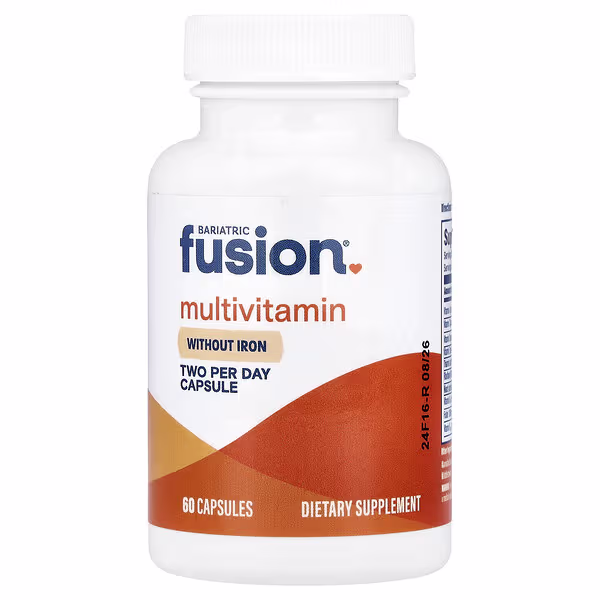 Bariatric Fusion, Multivitamin Without Iron , 60 Capsules