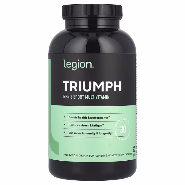 Legion Athletics, Triumph, Men's Sport Multivitamin, 240 Vegetarian Capsules