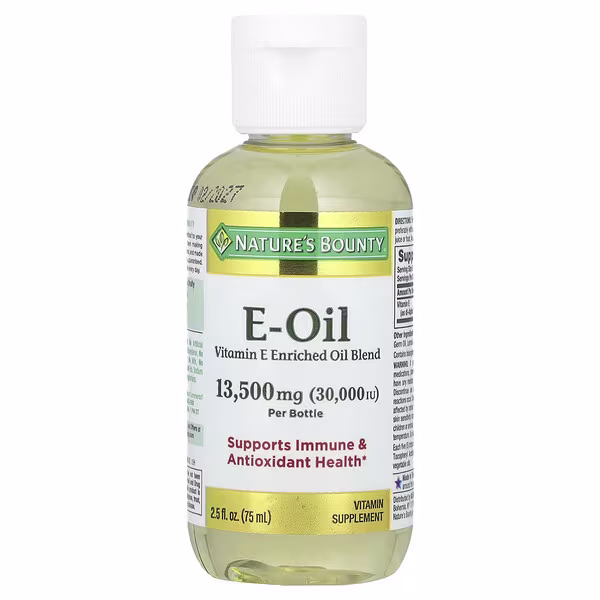 Nature's Bounty, Vitamin E-Oil, 2.5 fl oz (75 ml)