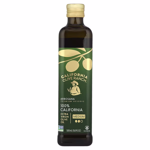 California Olive Ranch, 100% California, Extra Virgin Olive Oil, Arbosana, 16.9 fl oz (500 ml)