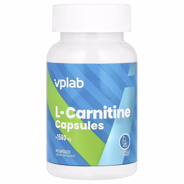 Vplab, L-Carnitine, 90 Capsules (500 mg per Capsule)