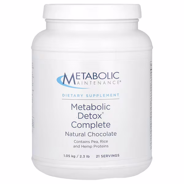 Metabolic Maintenance, Metabolic Detox Complete, Natural Chocolate, 2.3 lb (1.05 kg)