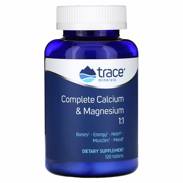Trace, Complete Calcium & Magnesium 1:1, 120 Tablets