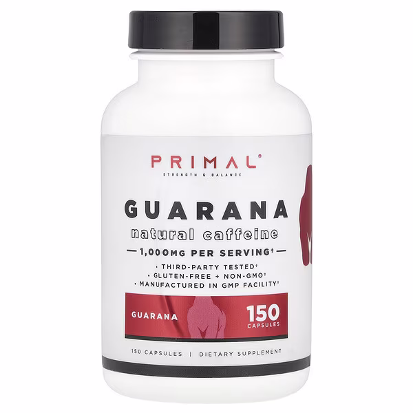 PrePrimal, Guarana, 150 Capsules (500 mg per Capsule)