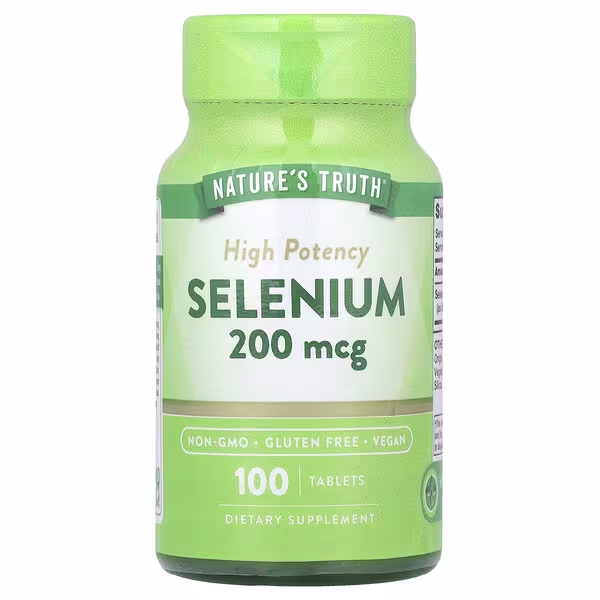 Nature's Truth, Selenium, High Potency, 200 mcg, 100 Tablets