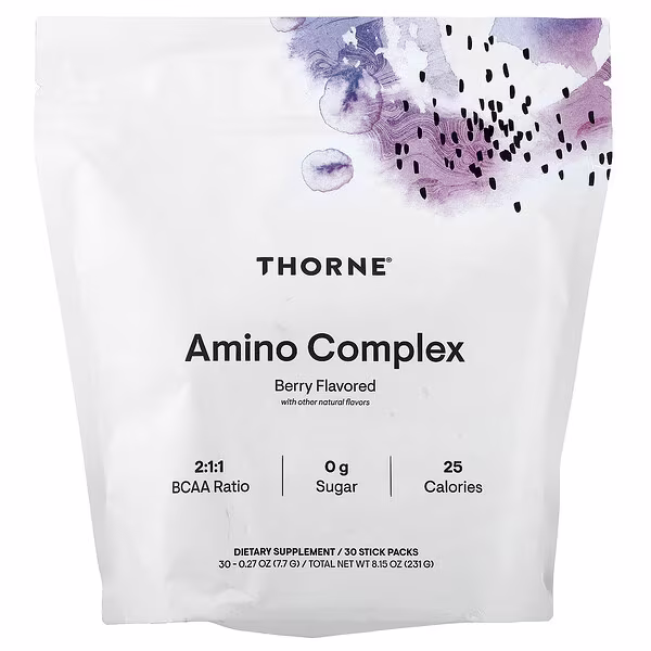 Thorne, Amino Complex, Berry, 30 Stick Packs, 0.27 oz (7.7 g) Each