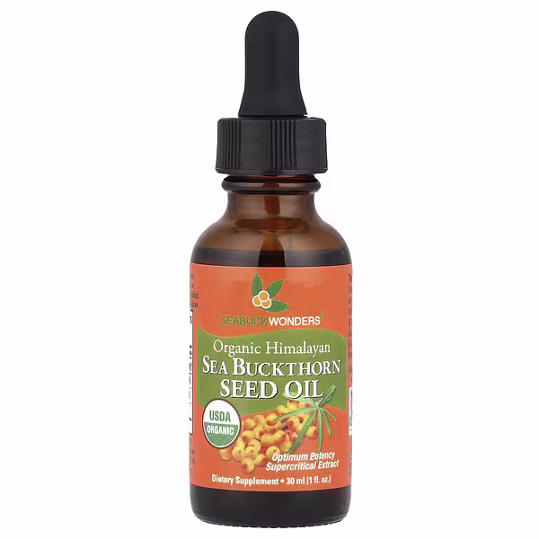 SeaBuckWonders, Organic Himalayan Sea Buckthorn Seed Oil, 1 fl oz (30 ml)
