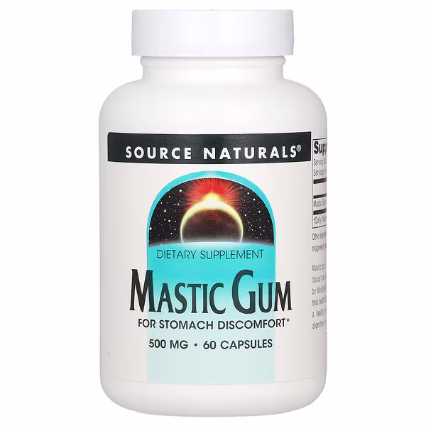 Source Naturals, Mastic Gum, 500 mg , 60 Capsules