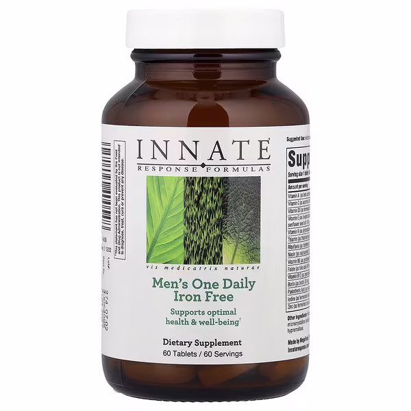 Innate Response Formulas, Men's One Daily, Iron Free, 60 Tablets