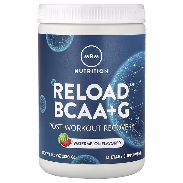 MRM Nutrition, Reload BCAA+G™, Post-Workout Recovery, Watermelon, 11.6 oz (330 g)