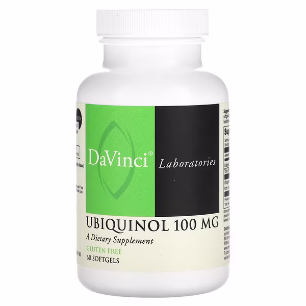 DaVinci Laboratories, Ubiquinol, 100 mg, 60 Softgels