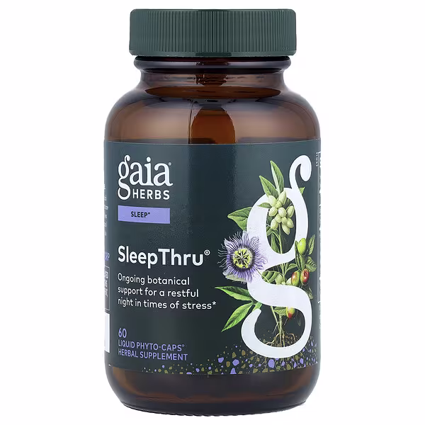 Gaia Herbs, SleepThru®, 60 Liquid Phyto-Caps®
