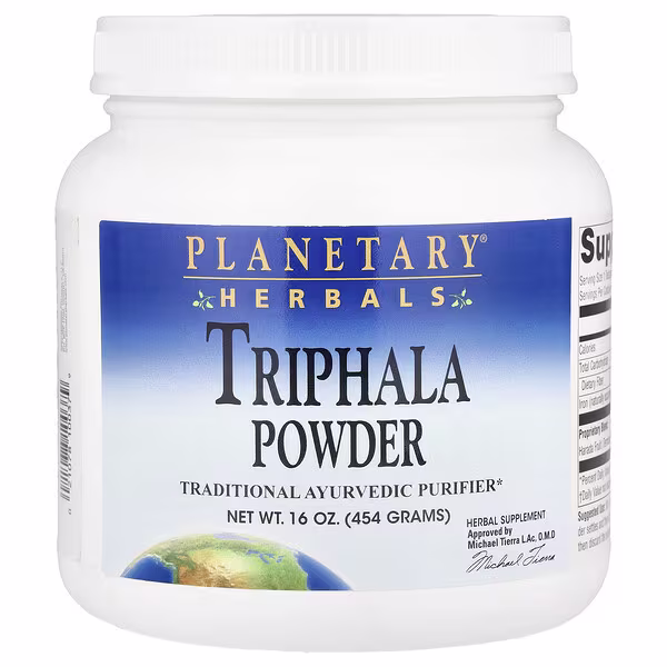 Planetary Herbals, Triphala Powder, 16 oz (454 g)