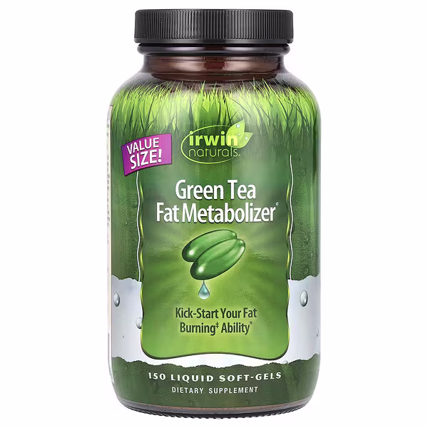 Irwin Naturals, Green Tea Fat Metabolizer®, 150 Liquid Soft-Gels