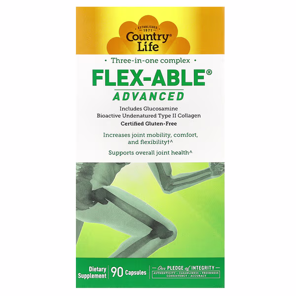 Country Life, Three-In-One Complex, Flex-Able Advanced, 90 Capsules
