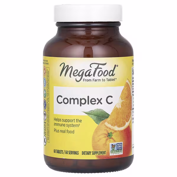 MegaFood, Complex C, 60 Tablets