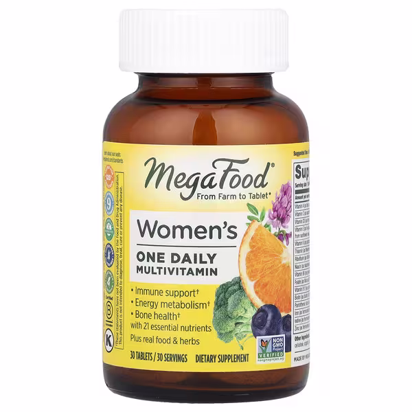MegaFood, Women’s One Daily Multivitamin, 30 Tablets