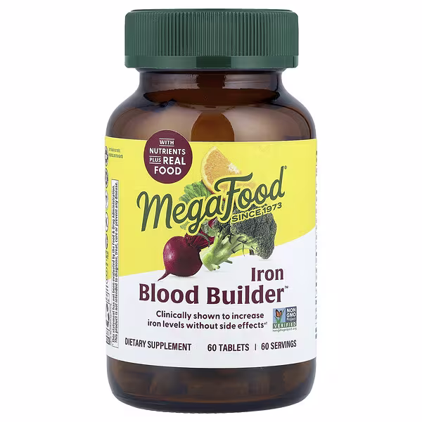 MegaFood, Blood Builder™, Iron, 60 Tablets