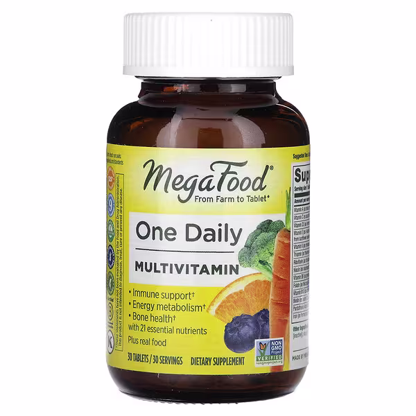 MegaFood, One Daily Multivitamin, 30 Tablets