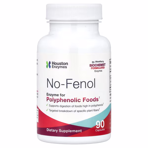 Houston Enzymes, No-Fenol, 90 Capsules