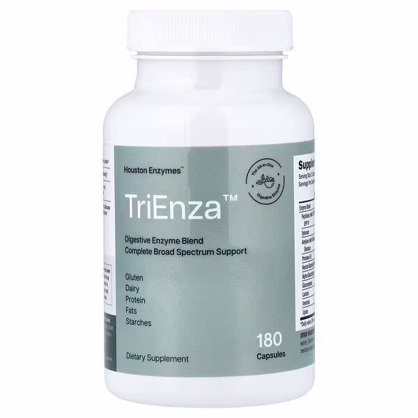 Houston Enzymes, TriEnza®, 180 Capsules