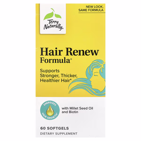 Terry Naturally, Hair Renew Formula®, 60 Softgels