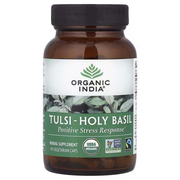 Organic India, Tulsi-Holy Basil, 90 Vegetarian Caps