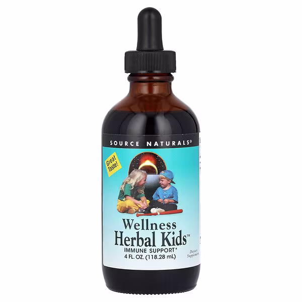 Source Naturals, Wellness Herbal Kids™, 4 fl oz (118.28 ml)