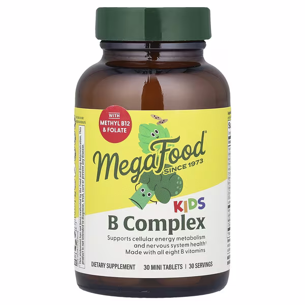 MegaFood, Kids B Complex, 30 Mini Tablets
