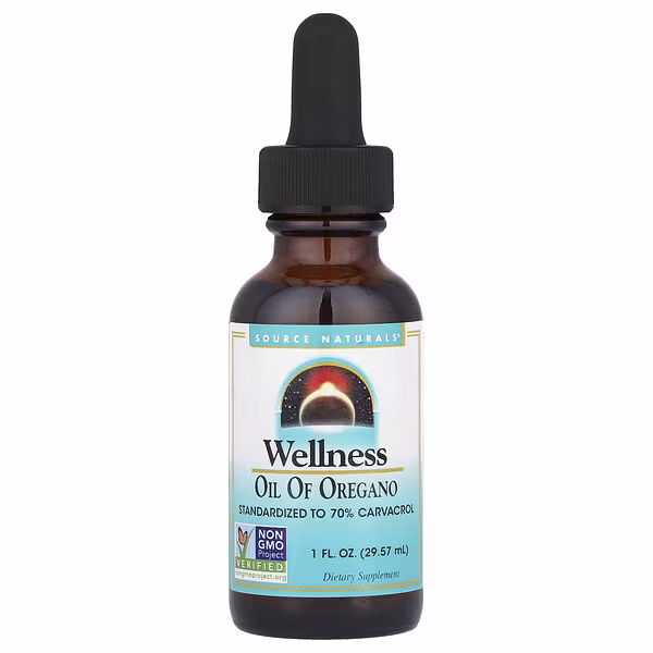 Source Naturals, Wellness, Oil of Oregano, 1 fl oz (29.57 ml)