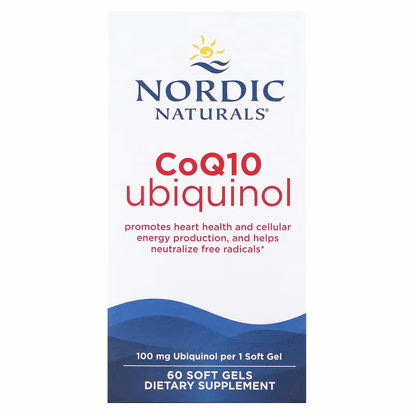 Nordic Naturals, CoQ10 Ubiquinol, 100 mg, 60 Soft Gels