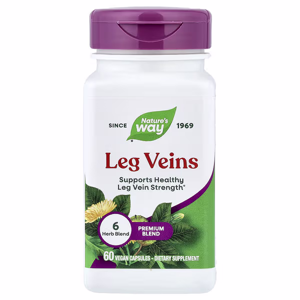Nature's Way, Leg Veins, 60 Vegan Capsules