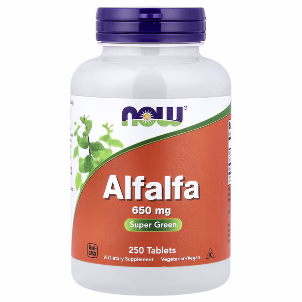NOW Foods, Alfalfa, 650 mg, 250 Tablets